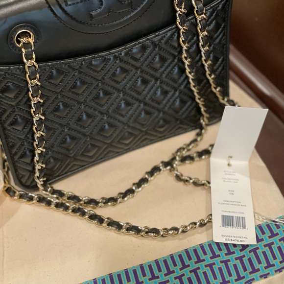 Tory Burch classic Fleming medium bag - Picture 2 of 10
